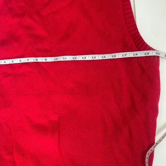 “Ho Ho Ho” Ugly Christmas Sweater Vest - Picture 7 of 8